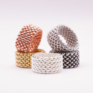 Anello "Trame" 4 file