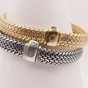 Bracciali "Trame bombato" 7 file