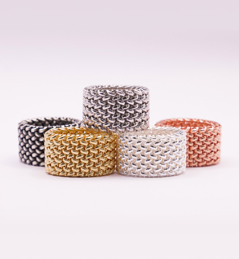 Argentopercento made in italy, collezione trame d'argento